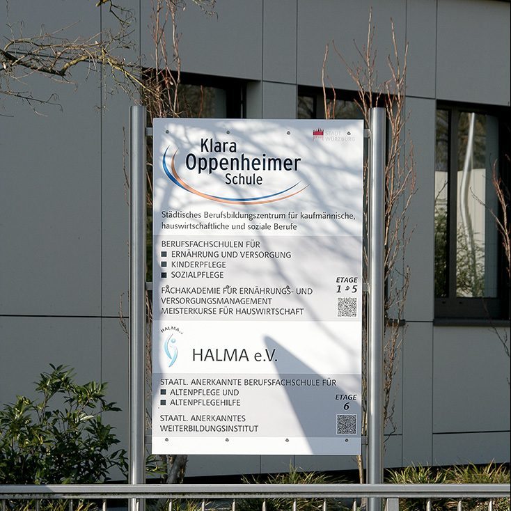 Leitsystem - Klara-Oppenheimer-Schule