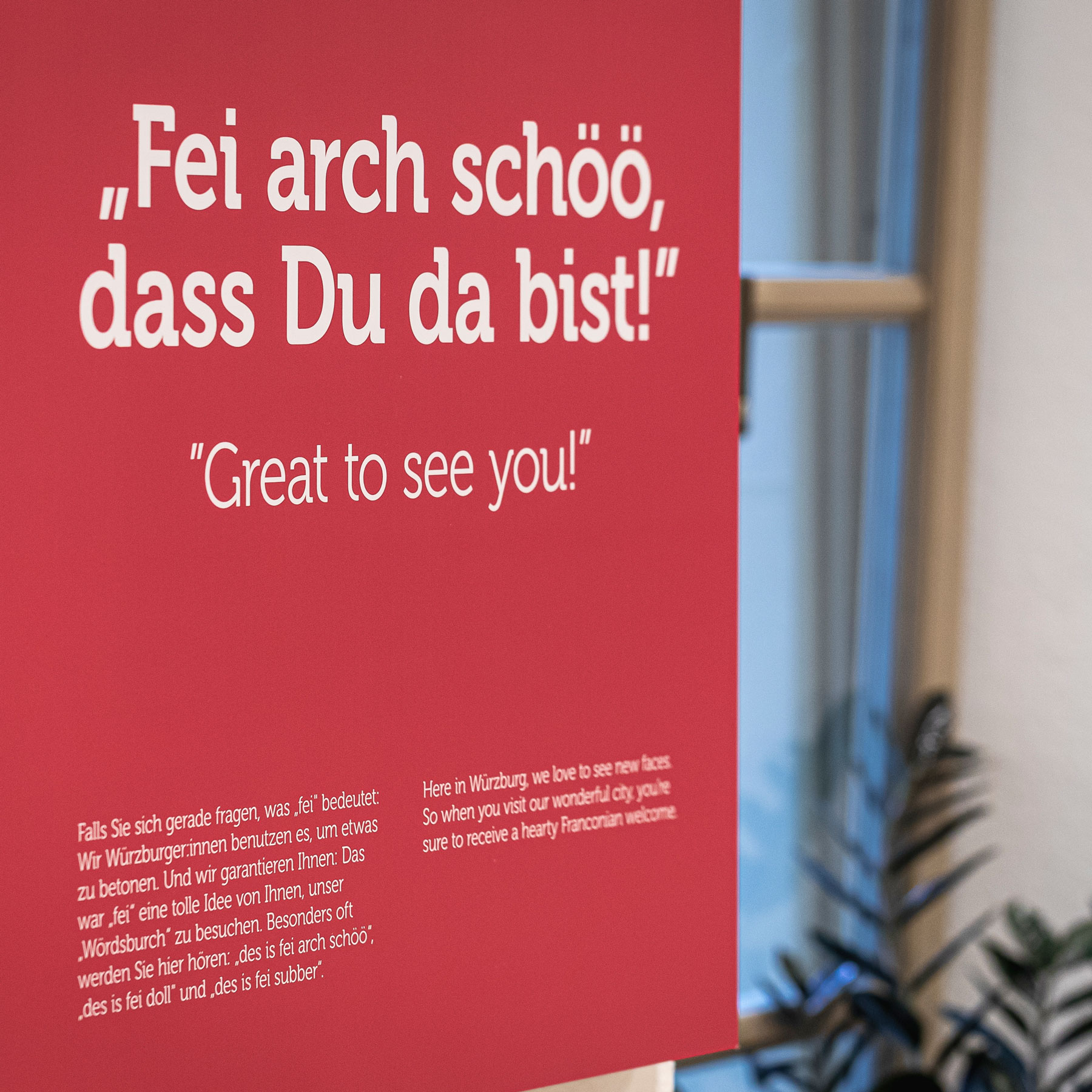 Raumgestaltung Touristeninformation Würzburg