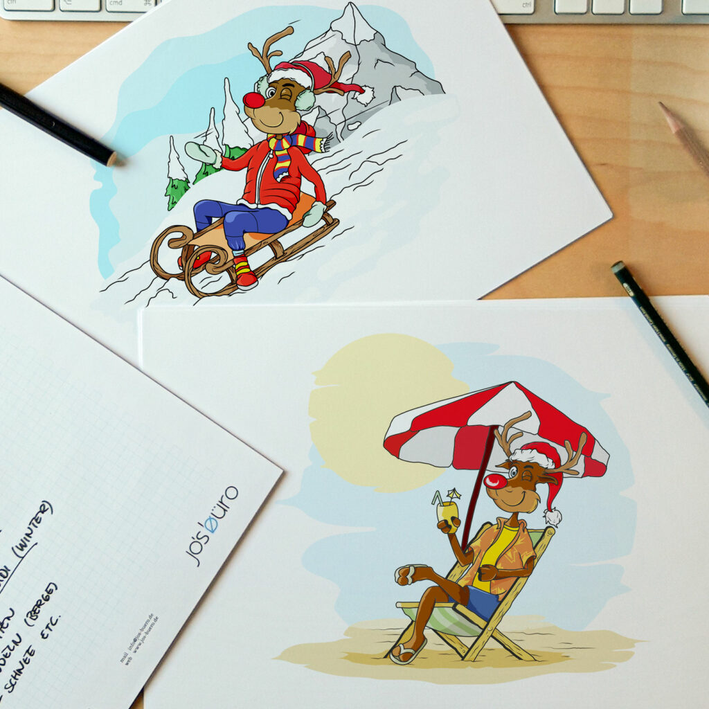 Sparkasse Bodensee Illustration Character