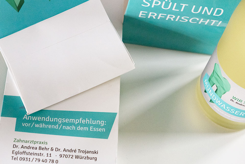 Zahnarztpraxis Dr. Behr und Trojanski – Verpackungsdesign