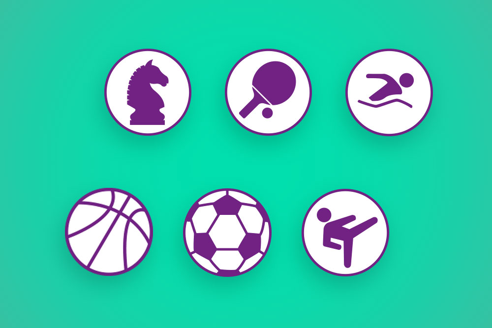 Icon Symbole Webdesign TSV Grombühl Würzburg Sportverein Ehrenamt jo's Büro für Gestaltung