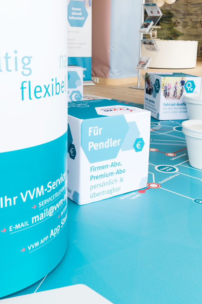 VVM Pavillon auf der Landesgartenschau 2018 - Ausstellungsdesign