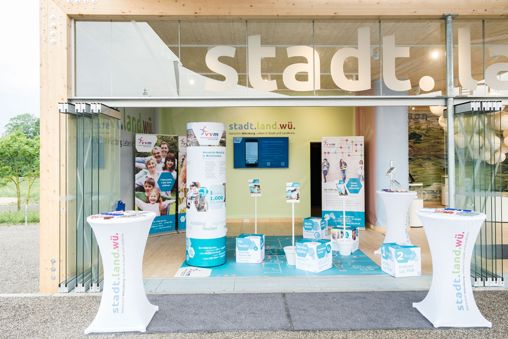 VVM Pavillon auf der Landesgartenschau 2018 - Ausstellungsdesign
