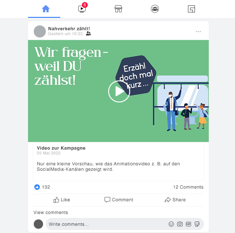Informationskampagne Nahverkehr