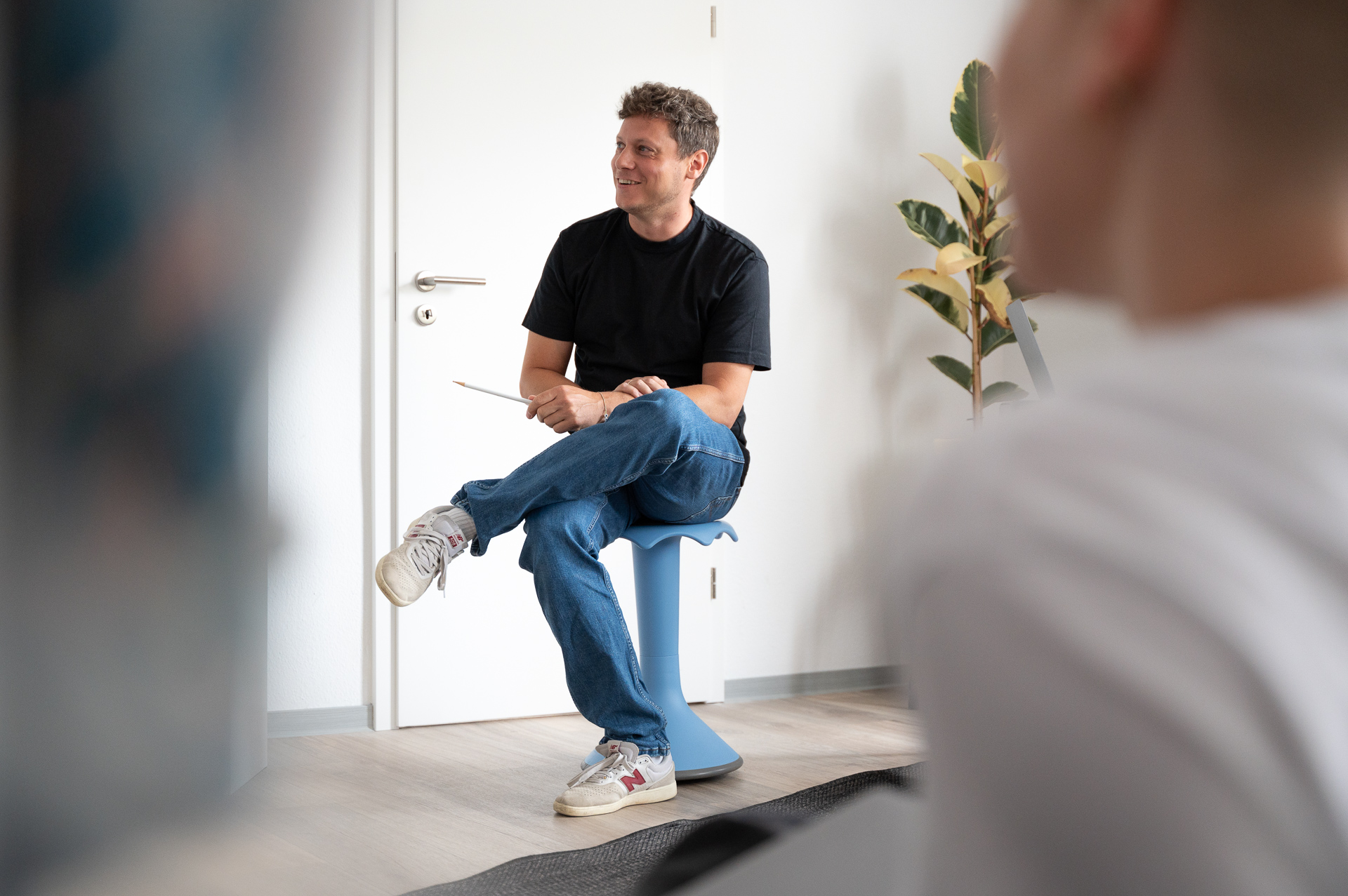 Besprechung Markendesign und Workshops im Designbüro