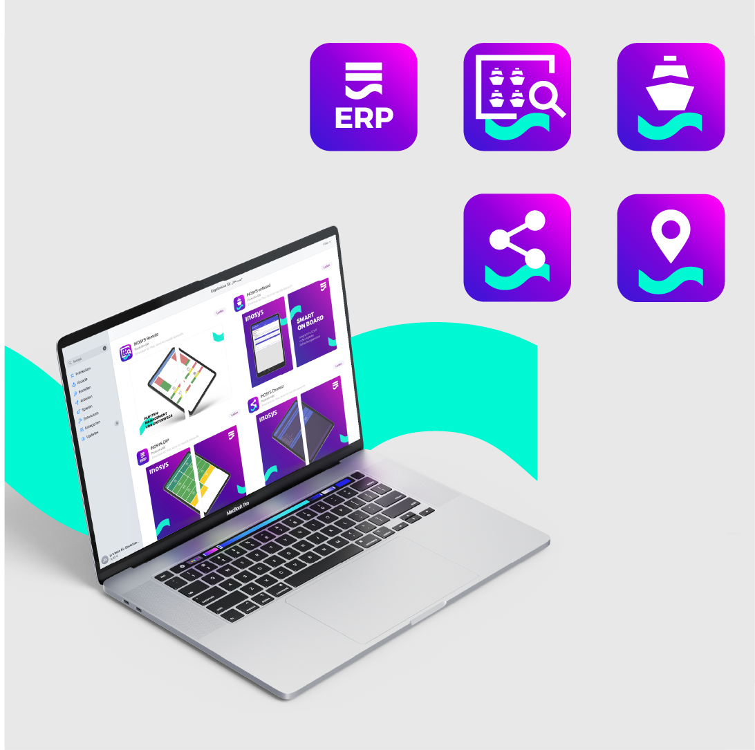 INOSYS Markenrelaunch durch JOS/creative - Corporate Design und Webdesign für Logistik-Unternehmen
