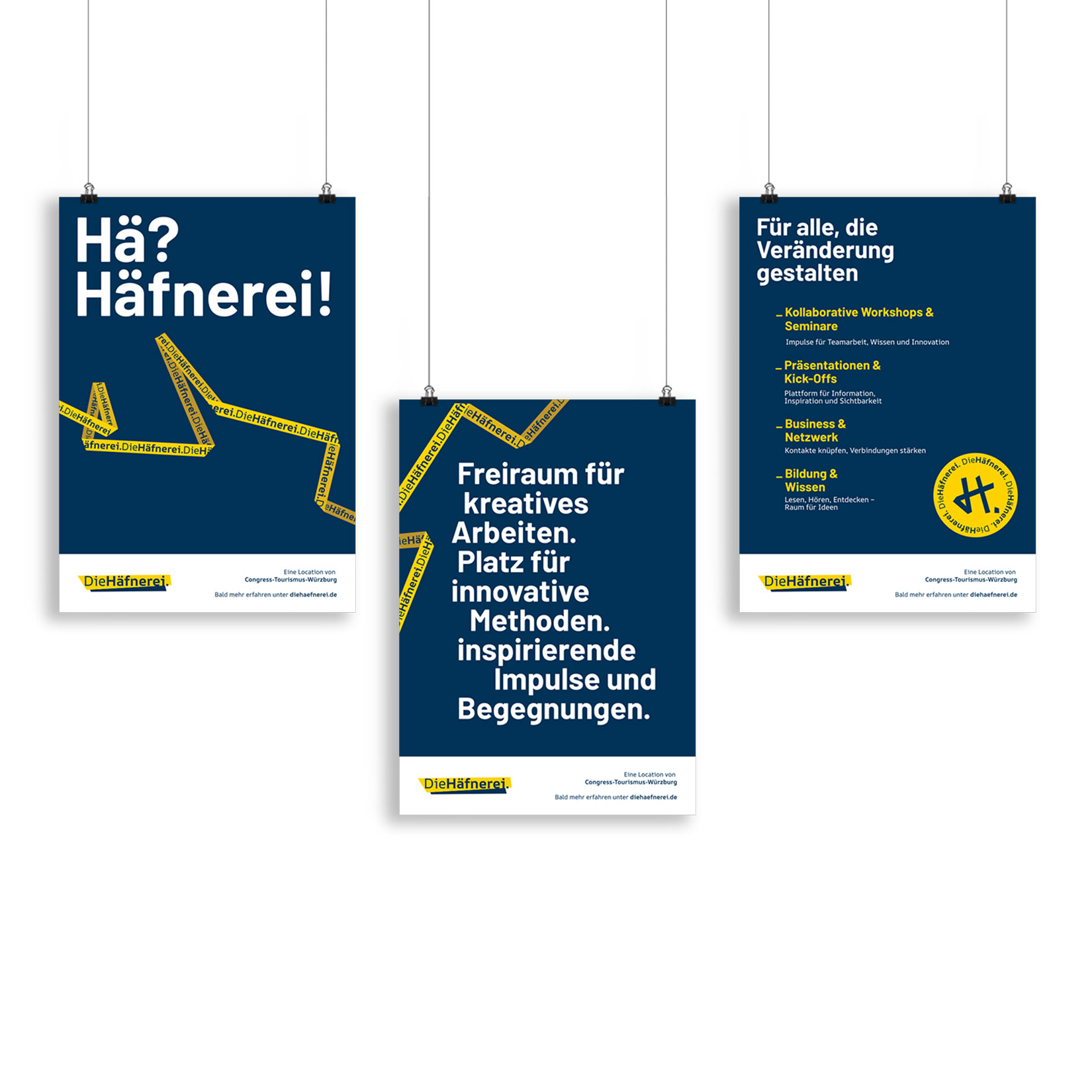 Die Haefnerei, Plakate, Ansprache, Kommunikation, Headlines