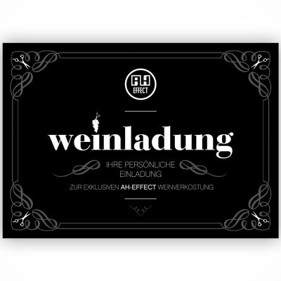 AH-Effect Jubiläum Weinladung Würzburg