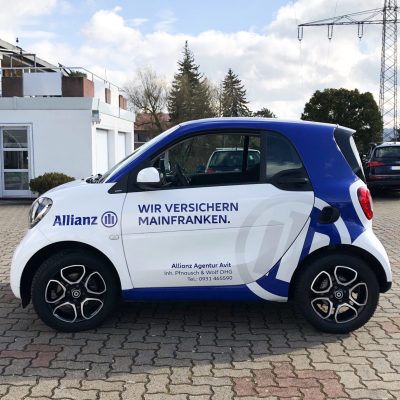 Allianz Autobeklebung Design