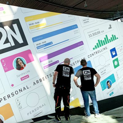 E2N Shirtdesign Messe