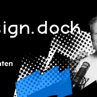 Spotify-Titelbild der 7. Folge des Podcasts "design.dock" mit Matthias Clad