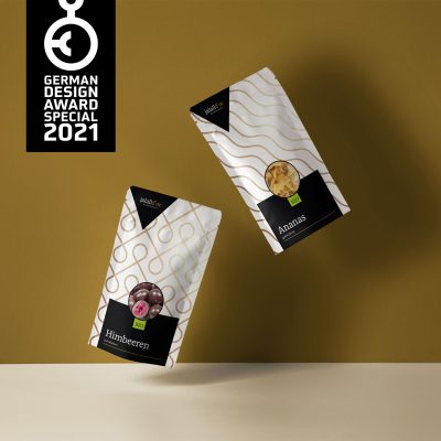 Verpackungsdesign Standbodenbeutel