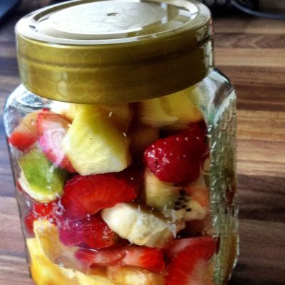 Obstsalat bei jo's büro für Gestaltung in Würzburg