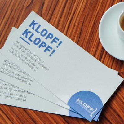Klopf Würzburg Visitenkarten