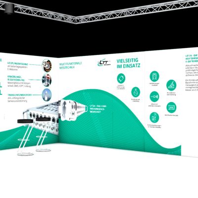 Messewand Messestand Design Tasler Sensor & Test Design