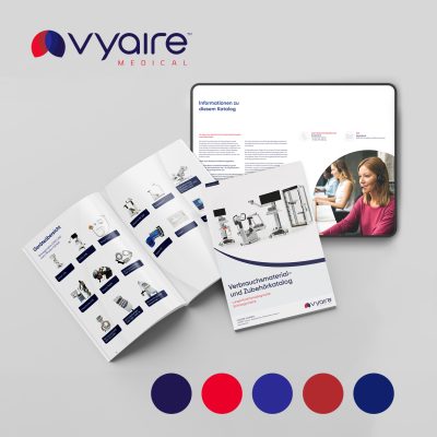 Portfolio Vyaire Katalogerstellung