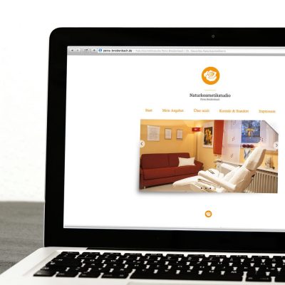 Petra Breidenbach Homepage Mockup