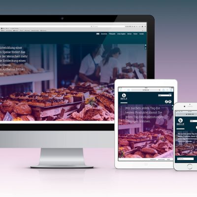 Belz GmbH Würzburg Webdesign jos büro für Gestaltung