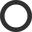 Kreis Kontur schwarz