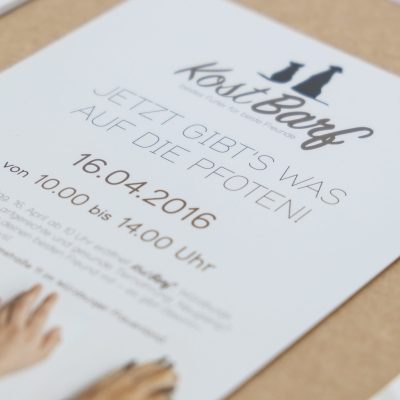 Kostbarf Flyer Corporate Identity Markenkreation