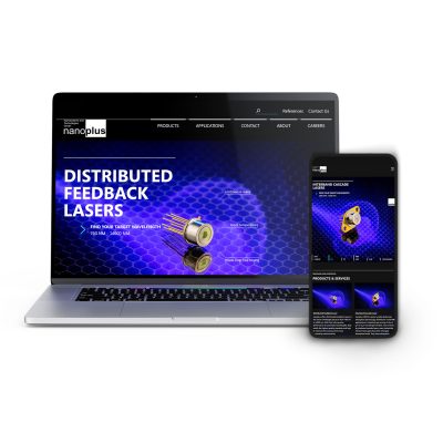 Mobile und Desktopansicht der neuen Webseite