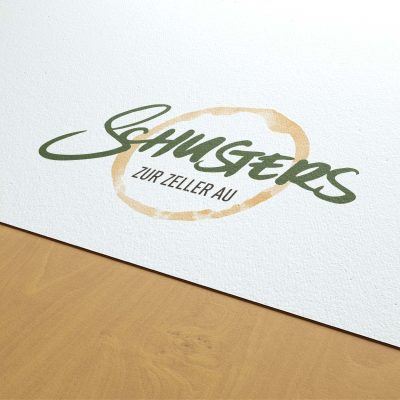 Close Up Logo Schusters zur Zeller Au Würzburg