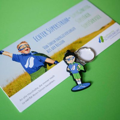 Stadtwerke Schweinfurt Illustration Character Flyer