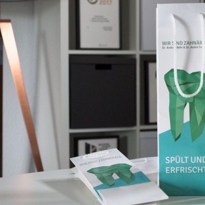 Verpackungsdesign Würzburg Zahnarzt Design