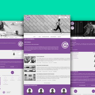 Webdesign TSV Grombühl