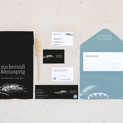 zuckersüß & knusprig Logo Markenkreation Gestaltung