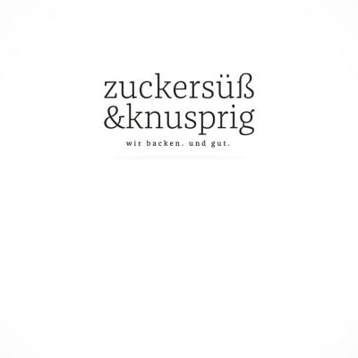 zuckersüß & knusprig Logo Markenkreation Gestaltung